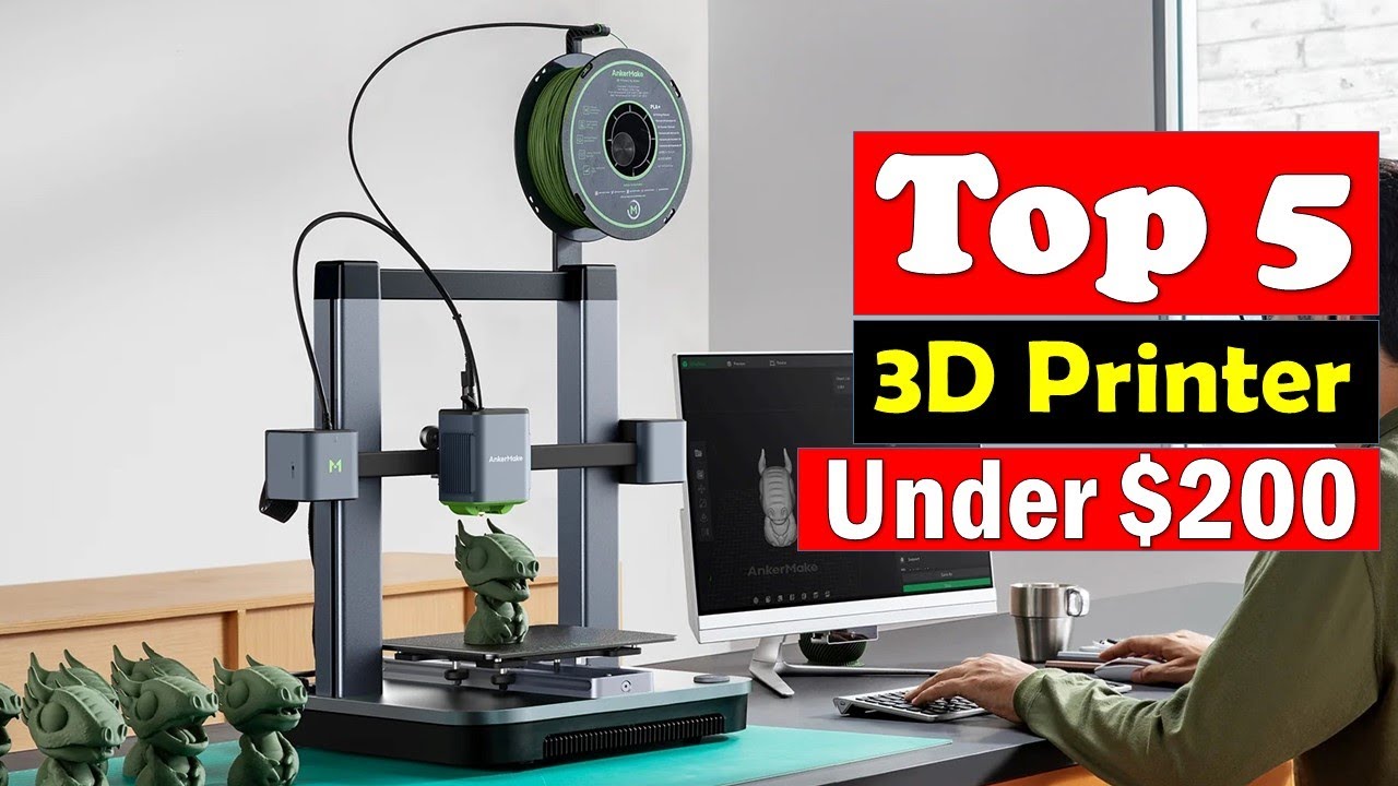 Best 3D Printers Under $200 in 2026