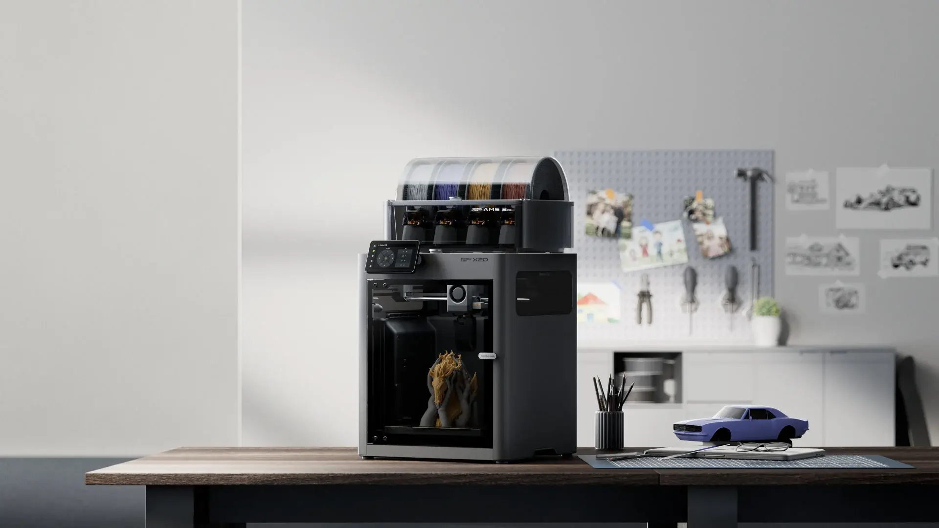 Bambu Lab X2D: Specs, Price & What's New (April 2026) Bambu Lab launched the X2D today — dual extrusion in a compact X-series body, ~$1,049 base. Here are the confirmed specs, what the dual nozzle system actually does, and who should buy it.