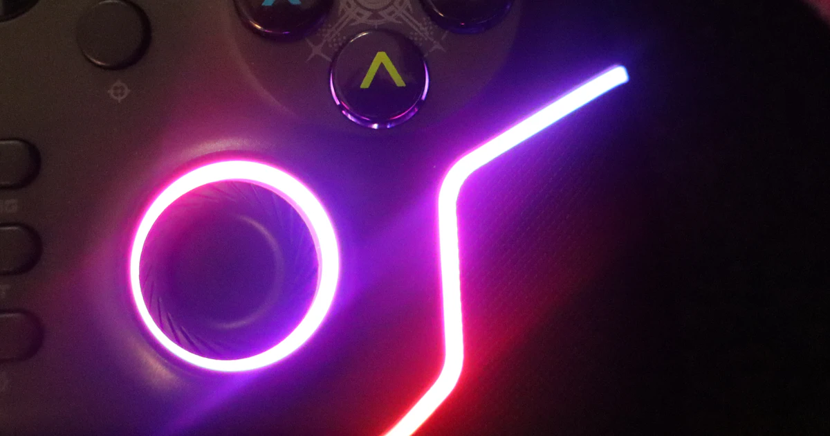 A game controller lit by a single beam of light, illustrating the GTA 6 unlock countdown